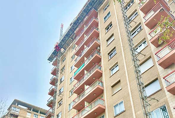 aislamiento térmico edificio Zaragoza